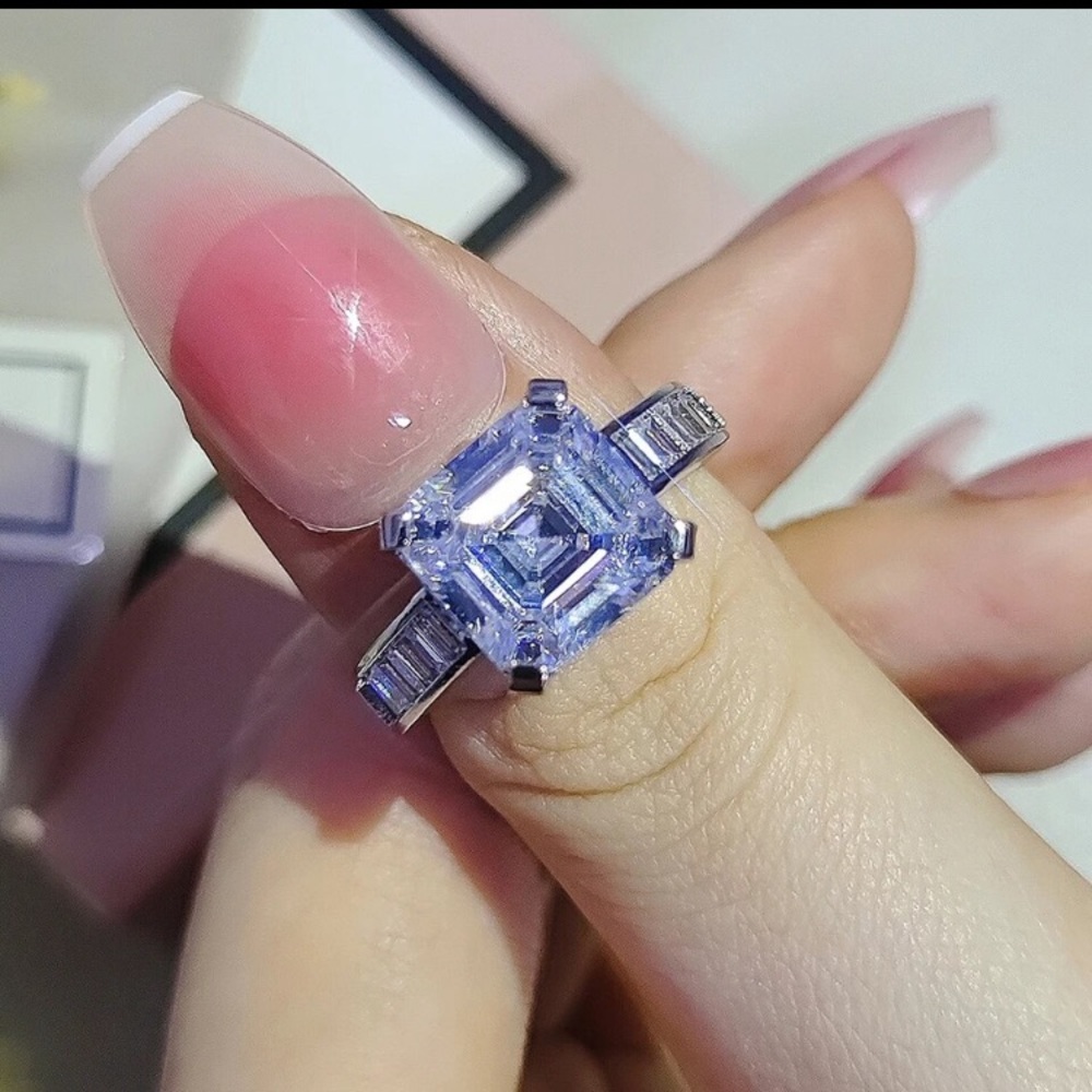 Ascher cut cz ring *Size 5*